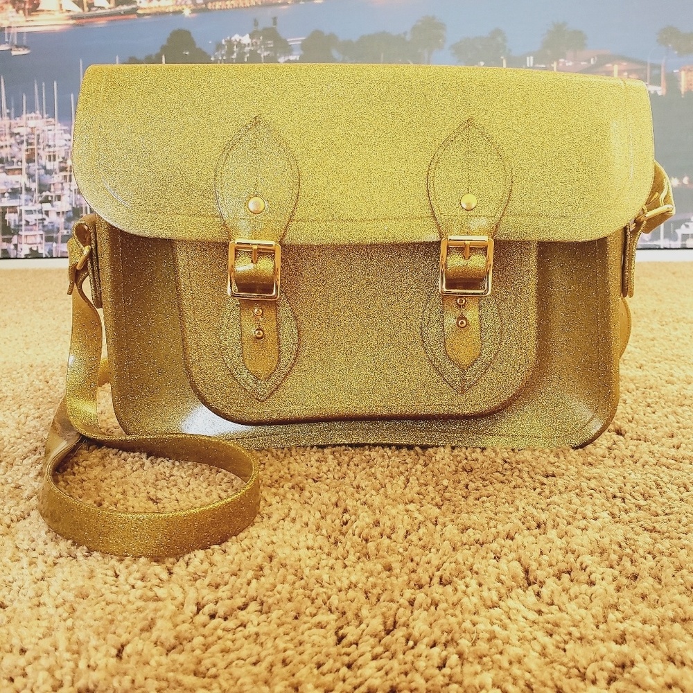 Melissa | Cambridge Satchel Company Gold Bag